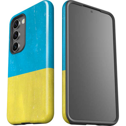 Ukraine Flag Distressed Galaxy S23 Pro Case